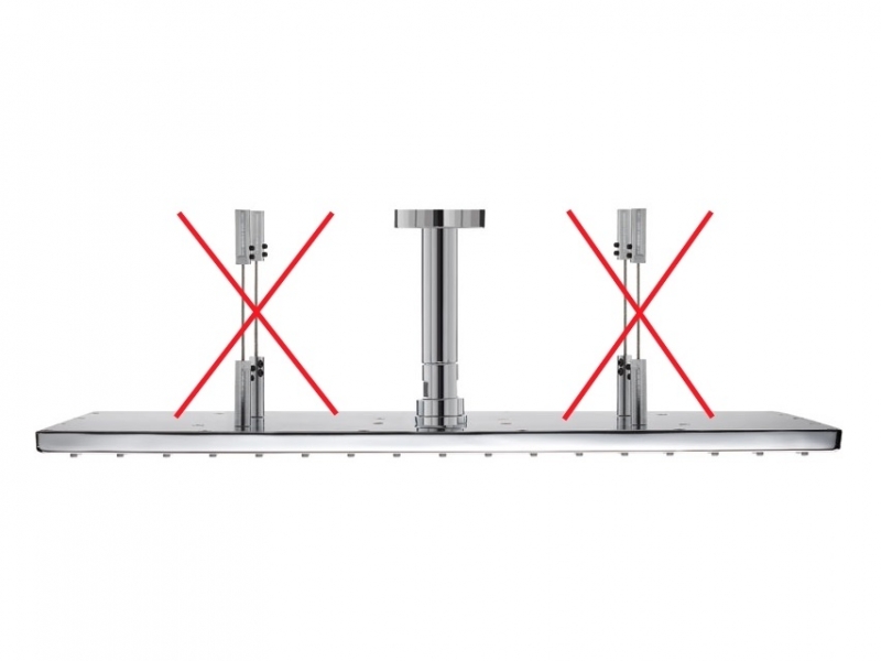 Nikles Deckenanschluss für Befestigungskit XL Quadro 500 x 370