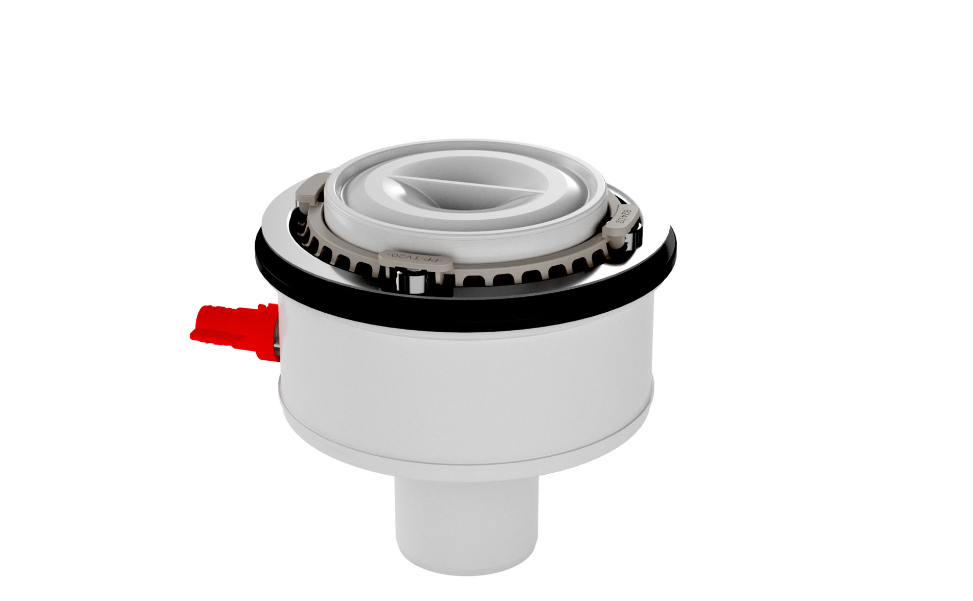 Kaldewei Ablaufgarnitur Kaldewei KA 120, Mod. 4108 senkrecht, mit Haarfangsieb, ohne Deckel - Bild 1