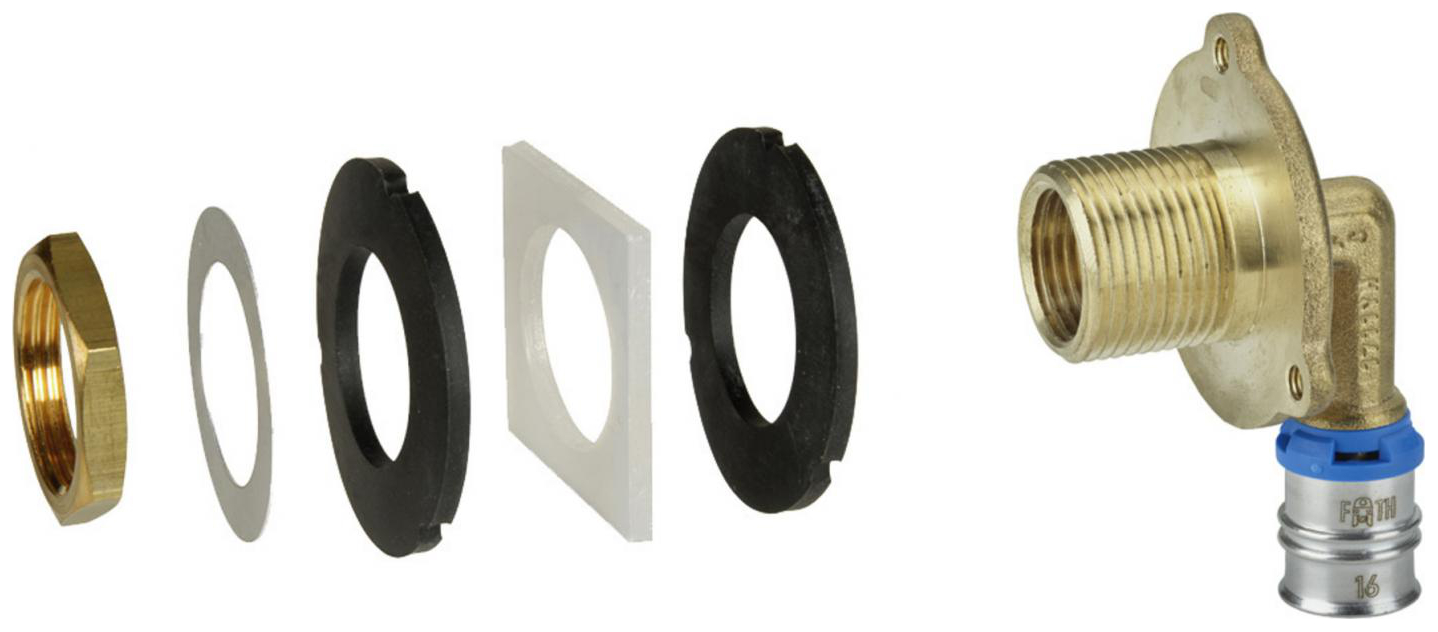 CONEL Connect MV2 UP-Spülkastenwinkel Set 20 mm x 1/2'' IG x 3/4'' AG - Bild 1