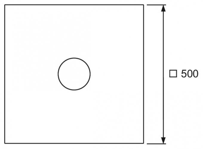 TECEdrainpoint S Dichtfolienzuschnitt EPDM für Klemmflanschverbindungen 3690006 - Bild 2