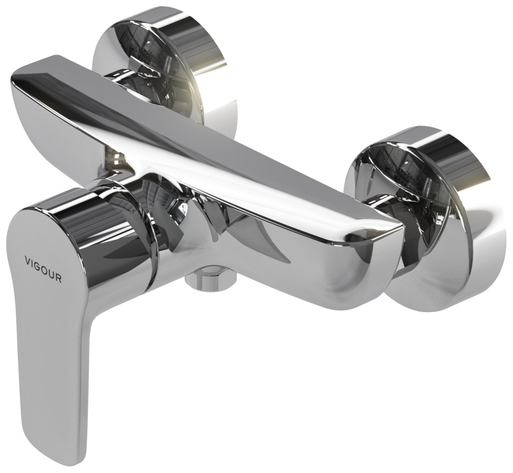 VIGOUR Einhand-Aufputz-Brausebatterie derby V3 ohne Brausegarnitur verchromt