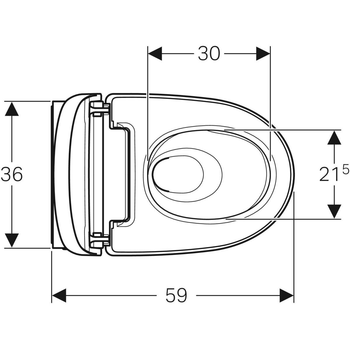 Geberit AquaClean Mera Comfort WC-Komplettanlage wandhängend weiß-alpin 146.210.11.1 - Bild 3