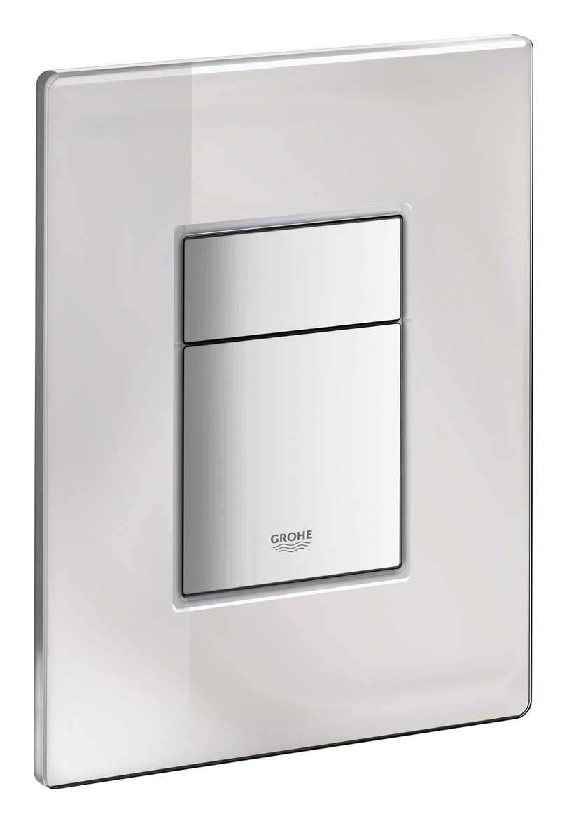 GROHE WC-Betätigung Skate Cosmopolitan Spiegelglas titanium 389160A0 - Bild 1