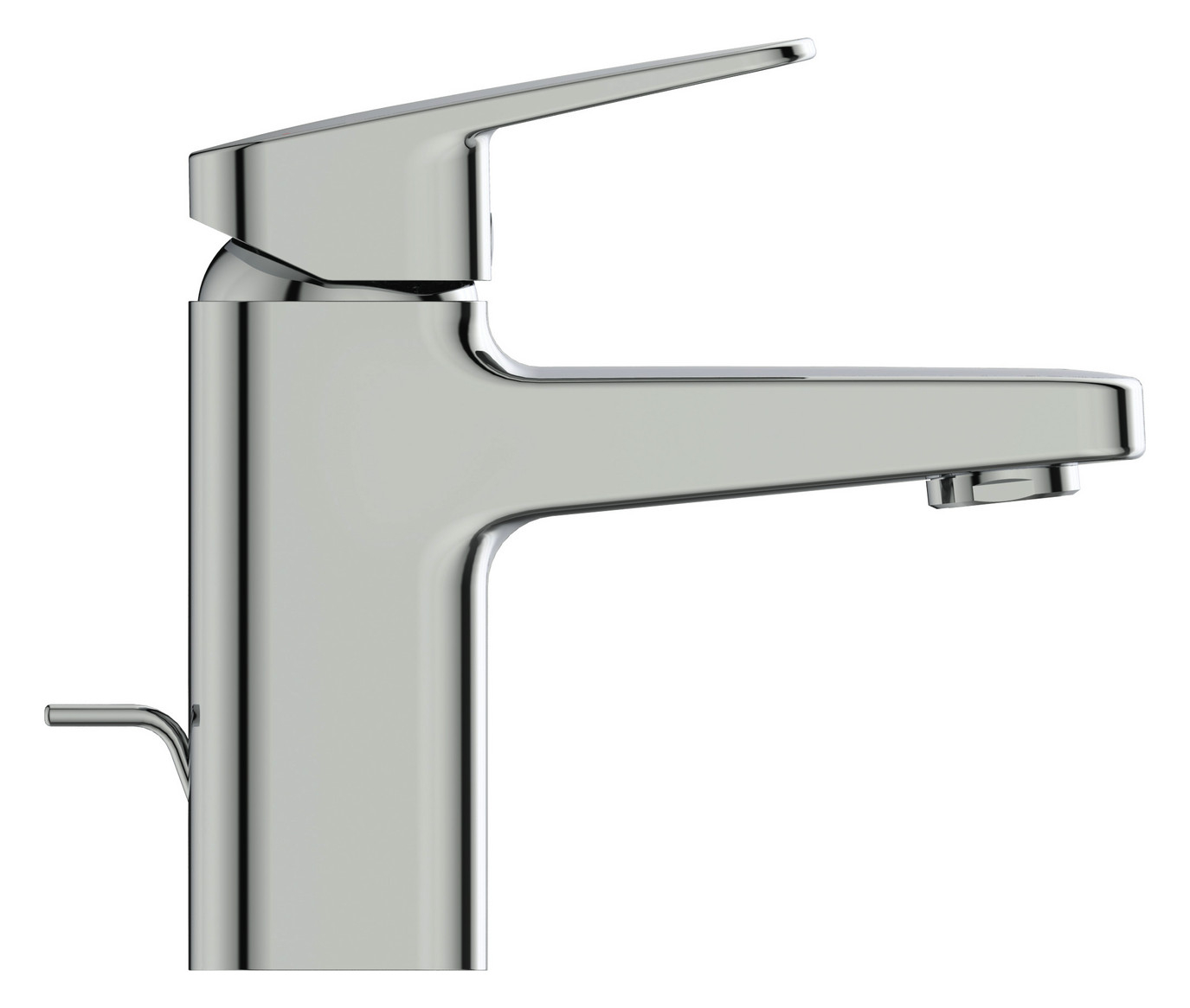 Ideal Standard Ceraplan Waschtischarmatur H75 Chrom mit Zugknopf-Ablaufgarnitur BD214AA - Bild 2