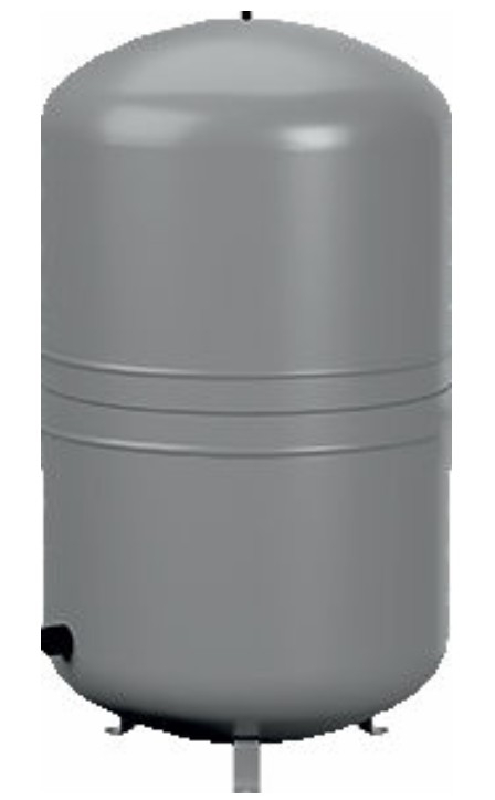 Logafix Ausdehnungsgefäß BU-H100, 100 Liter für Heizung, max. 6 bar silber - Bild 1
