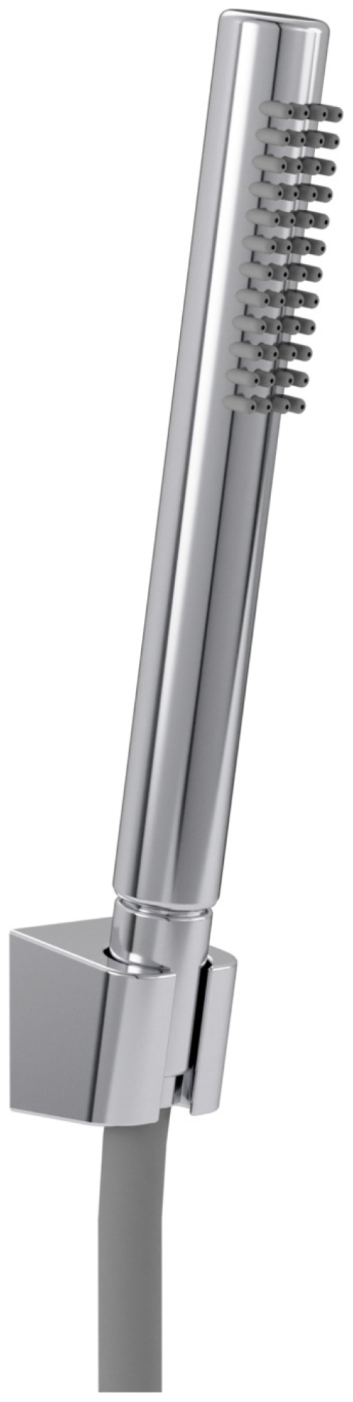 VIGOUR Wannenset V3 mit Wandhalter, Brauseschlauch und Stabhandbrause 1-strahlig verchromt