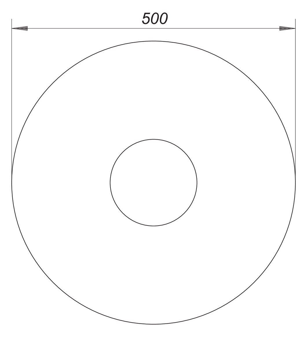 DALLMER Anschluss-Manschette S 15 PVC-weich d: 500 mm 790118 - Bild 2