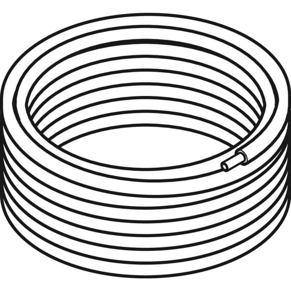 Geberit Systemrohr ML, rund vorgedämmt 6mm Rollenware d20, Länge=50m blau 619.101.002 - Bild 2