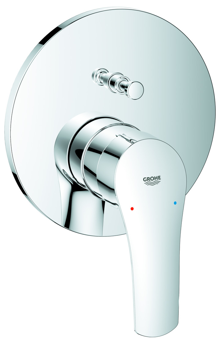 GROHE Wannenbatterie Eurosmart chrom 24043003, Fertigmontageset für Rapido SmartBox - Bild 1