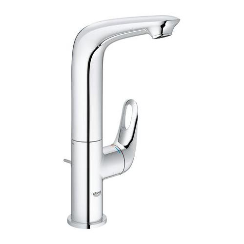 Grohe Waschtischbatterie Eurostyle L-Size Hebel offen mit Zugstangen-Ablaufgarnitur chrom 23569003 - Bild 1