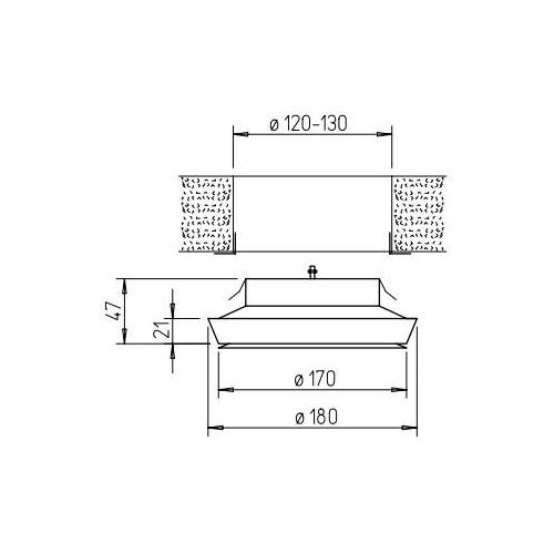 Helios Kunststoff-Tellerventil KTVZ 125 für Zuluft Kunststoff weiss 2737 - Bild 2