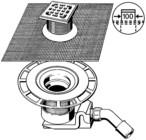 Viega Ablaufgarnitur DN40xDN50 4927 Kunststoff grau 557058 - Bild 2