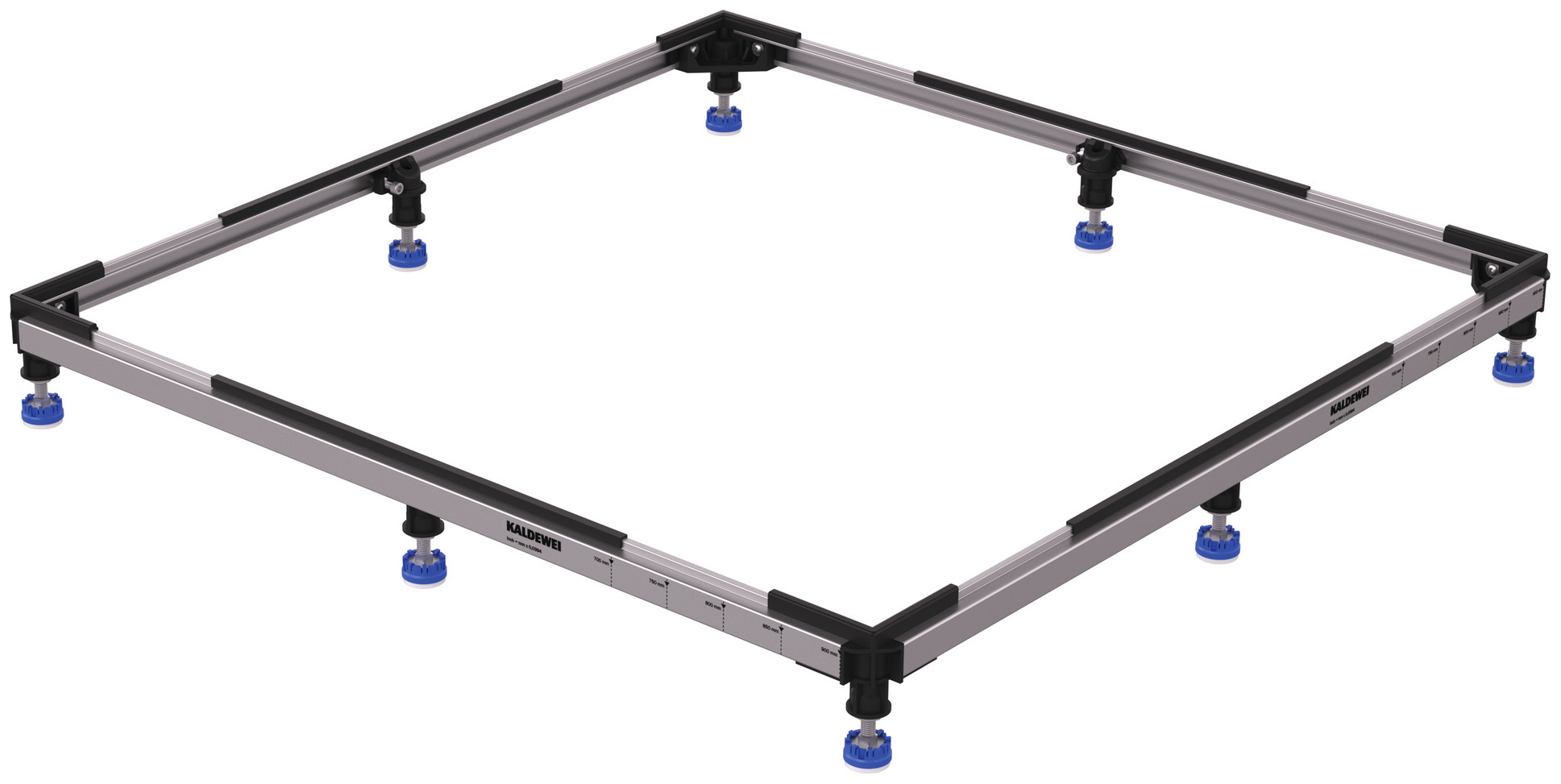 Kaldewei Fussrahmen FR 5300 FLEX für Duschwannen bis 150x180cm, ablängbar 530000140000 - Bild 1
