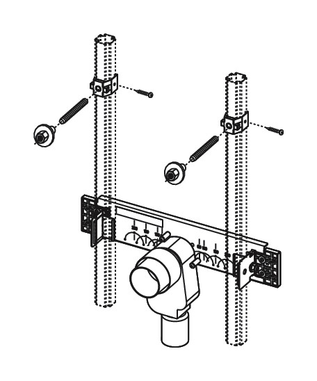 TECEprofil Anschlusseinheit für Waschtisch mit UP-Geruchsverschluss 9020034 - Bild 2