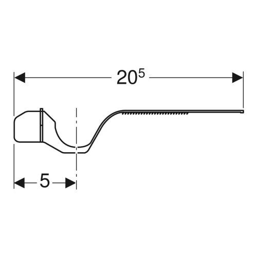 Geberit GIS Rohrclip Spannbereich 16-40 mm 461.070.00.1 - Bild 3