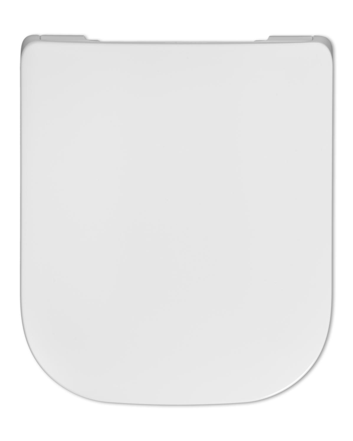 VIGOUR WC-Sitz derby DESI weiss, mit Edelstahlscharnieren, abnehmbar  - Bild 3